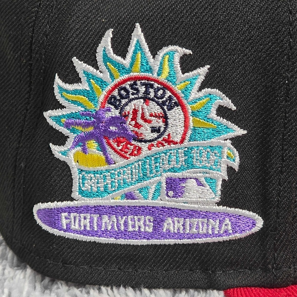 New Era 59FIFTY Boston Red Sox Spring Training Side Patch 7 3/8 Fitted Cap NWT - Picture 3 of 12